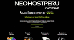 Desktop Screenshot of neohostperu.com