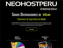 Tablet Screenshot of neohostperu.com